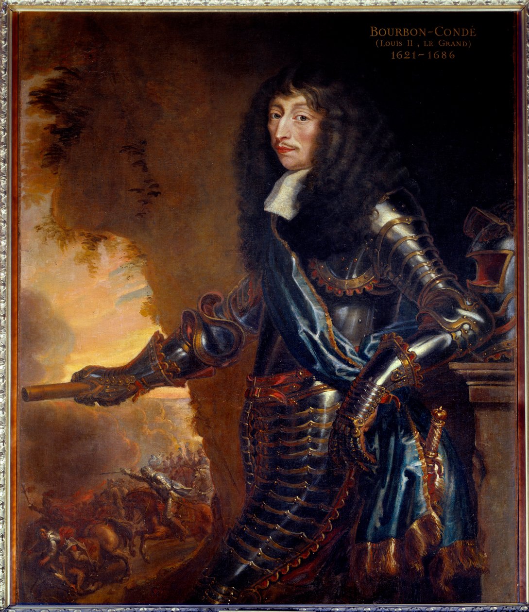 Grand Conde 的全长肖像，波旁王子路易二世 (Bourbon-Conde) (1621-1686) - Juste D