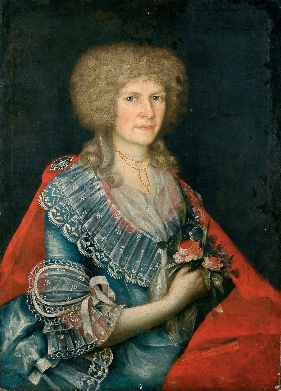 Faworski - Teresa Garbowska（女，克罗斯诺夫斯卡）肖像 1789 年 作者 约瑟夫法沃斯基