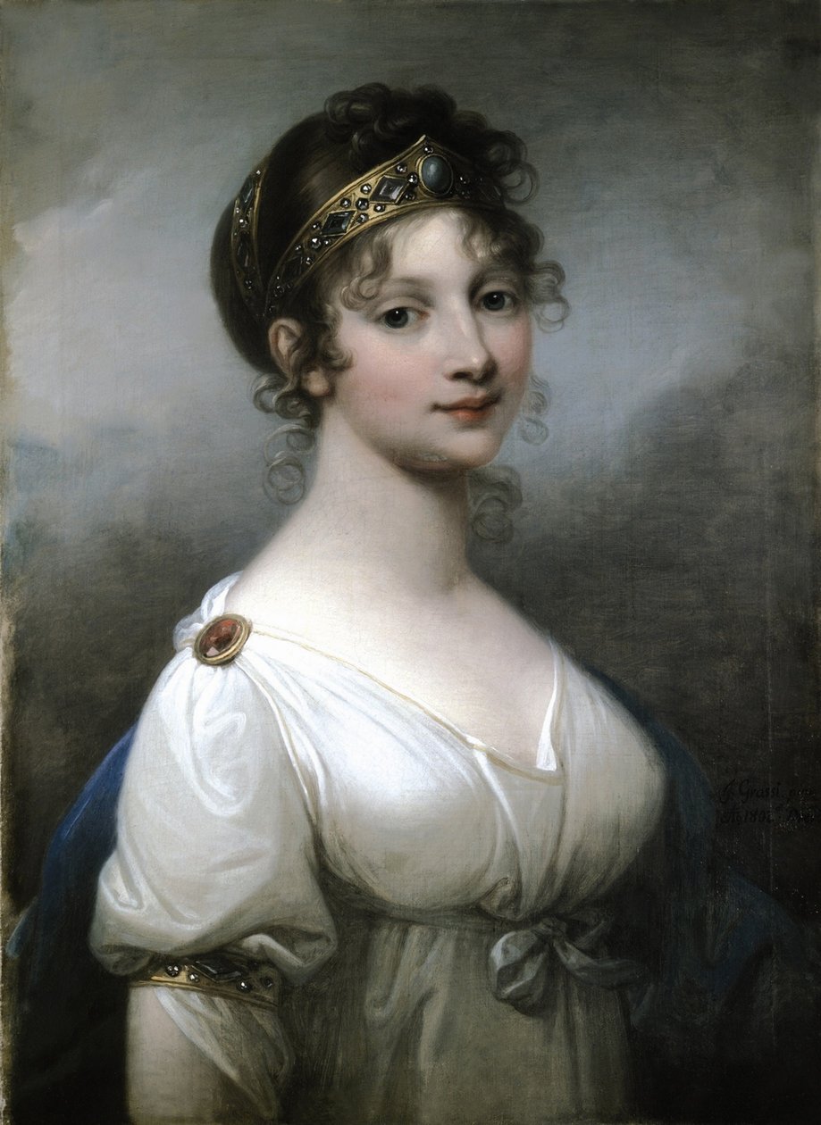 普鲁士路易丝女王的肖像，1776-1810年，1802年 作者 约瑟夫·格拉西