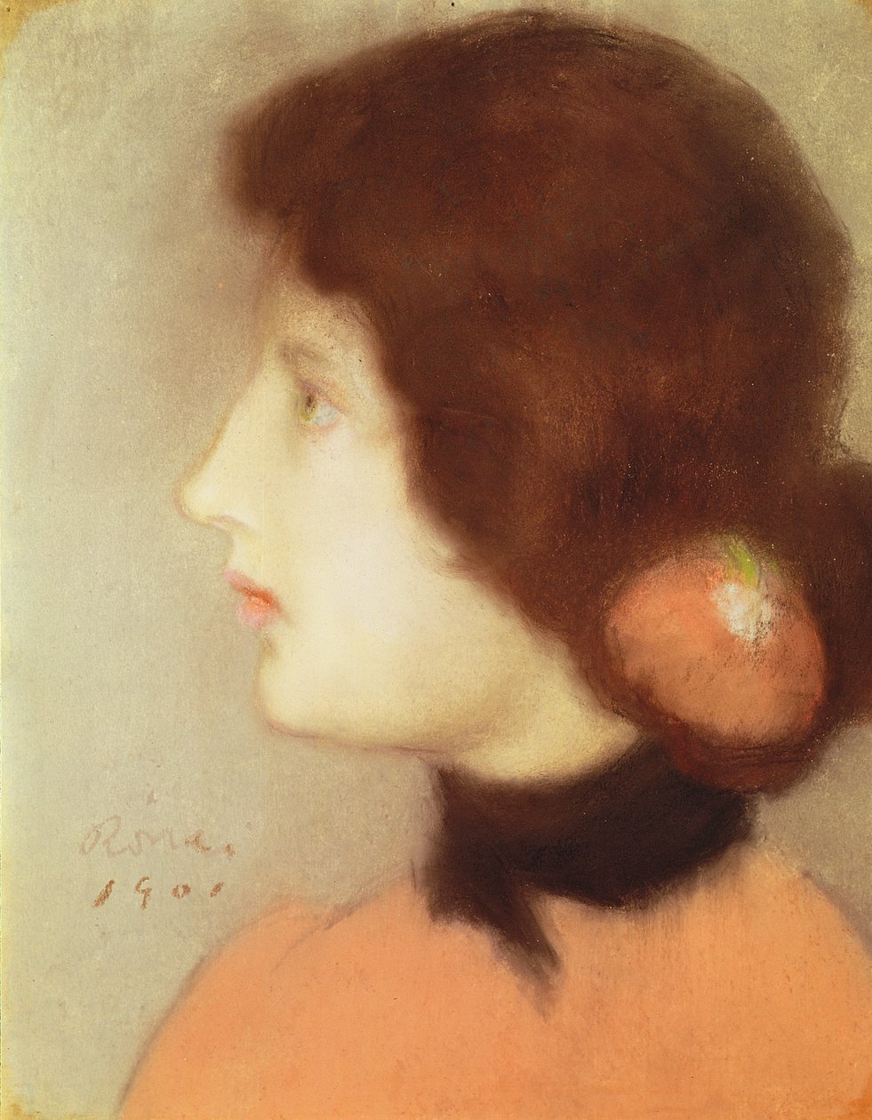 Cleo de Merode，1901年 作者 约瑟夫·里普尔·罗奈