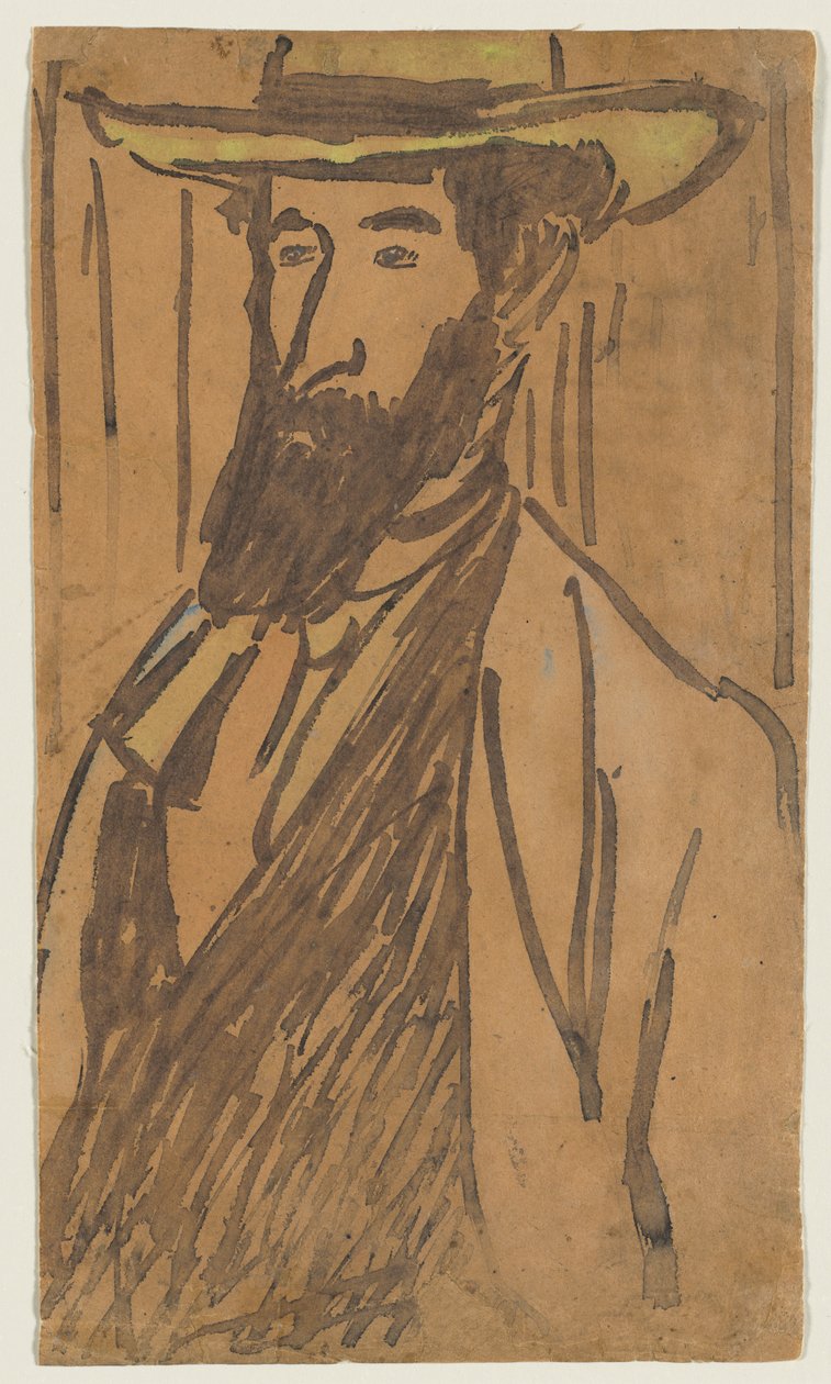 阿里斯蒂德·迈洛（Aristride Maillol）的肖像，c。 1890年。 作者 约瑟夫·里普尔·罗奈