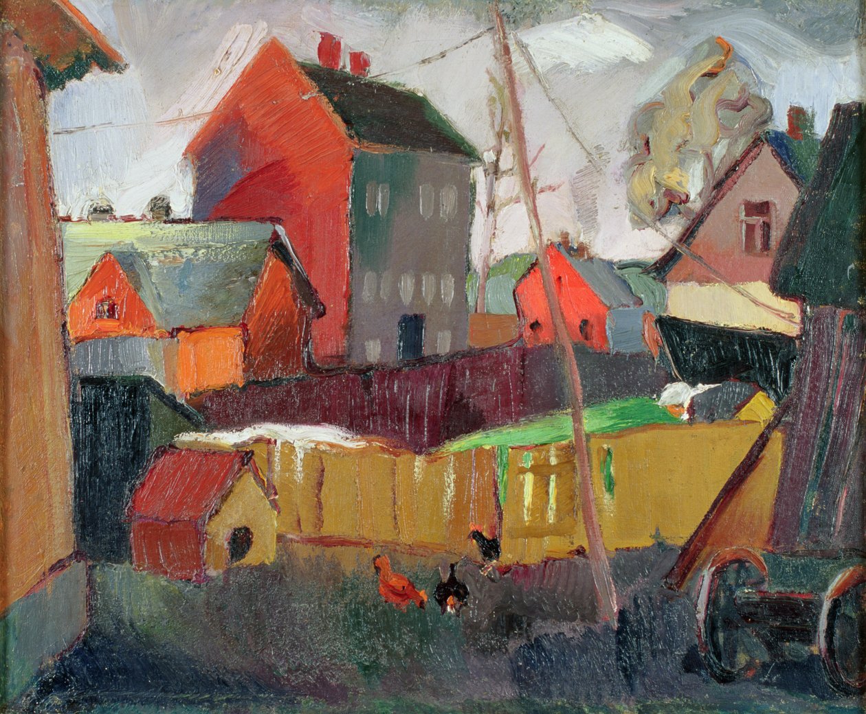 塔尔图郊区，1928-30 作者 卡雷尔·利曼（Kaarel Liimand）