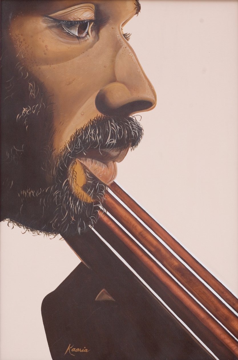 Base Player IV，2007（画布上的油和丙烯酸） 作者 卡里亚（Kaaria Mucherera）