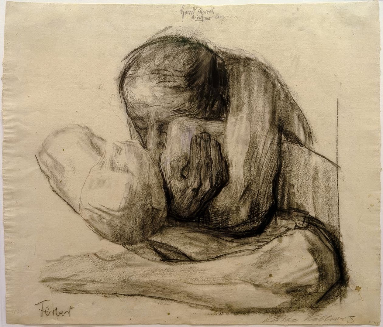 K.Kollwitz，有一个死孩子的妻子 作者 凯特·珂勒惠支