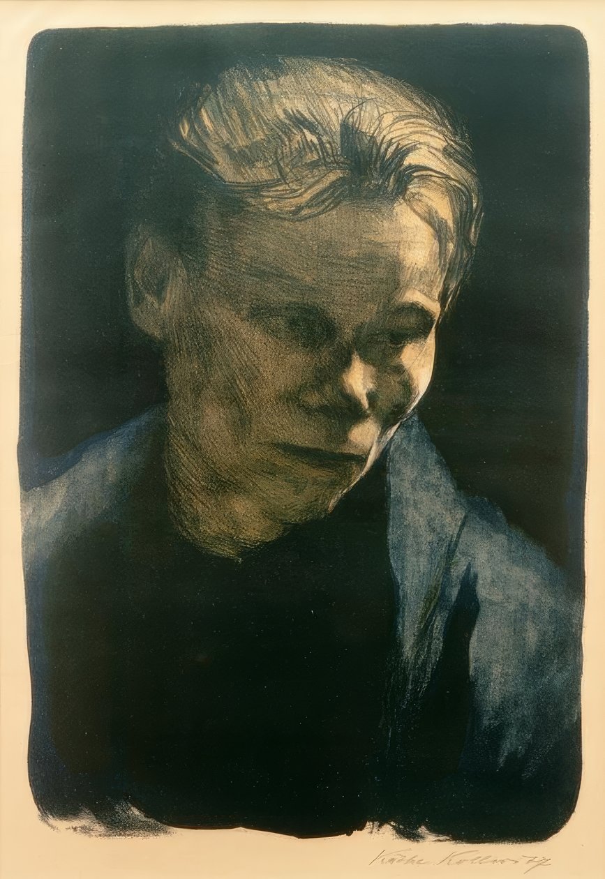 K.Kollwitz，Brustbild女工 作者 凯特·珂勒惠支