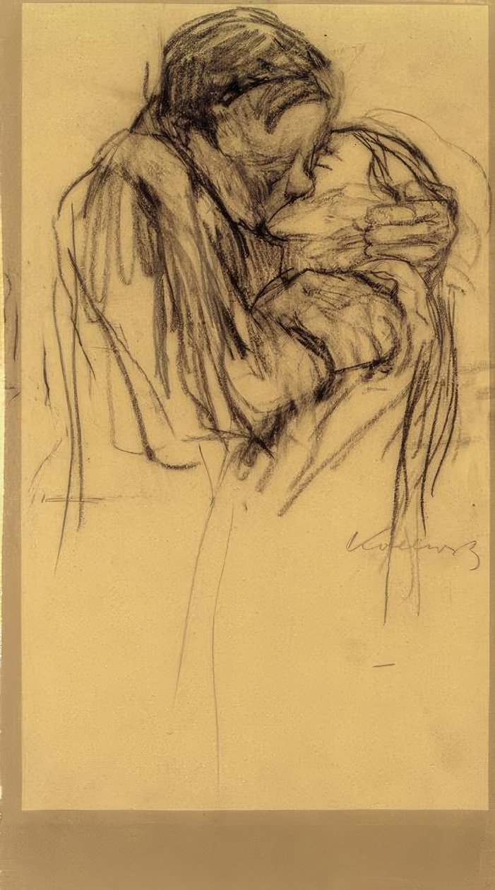 K.Kollwitz，吻 作者 凯特·珂勒惠支