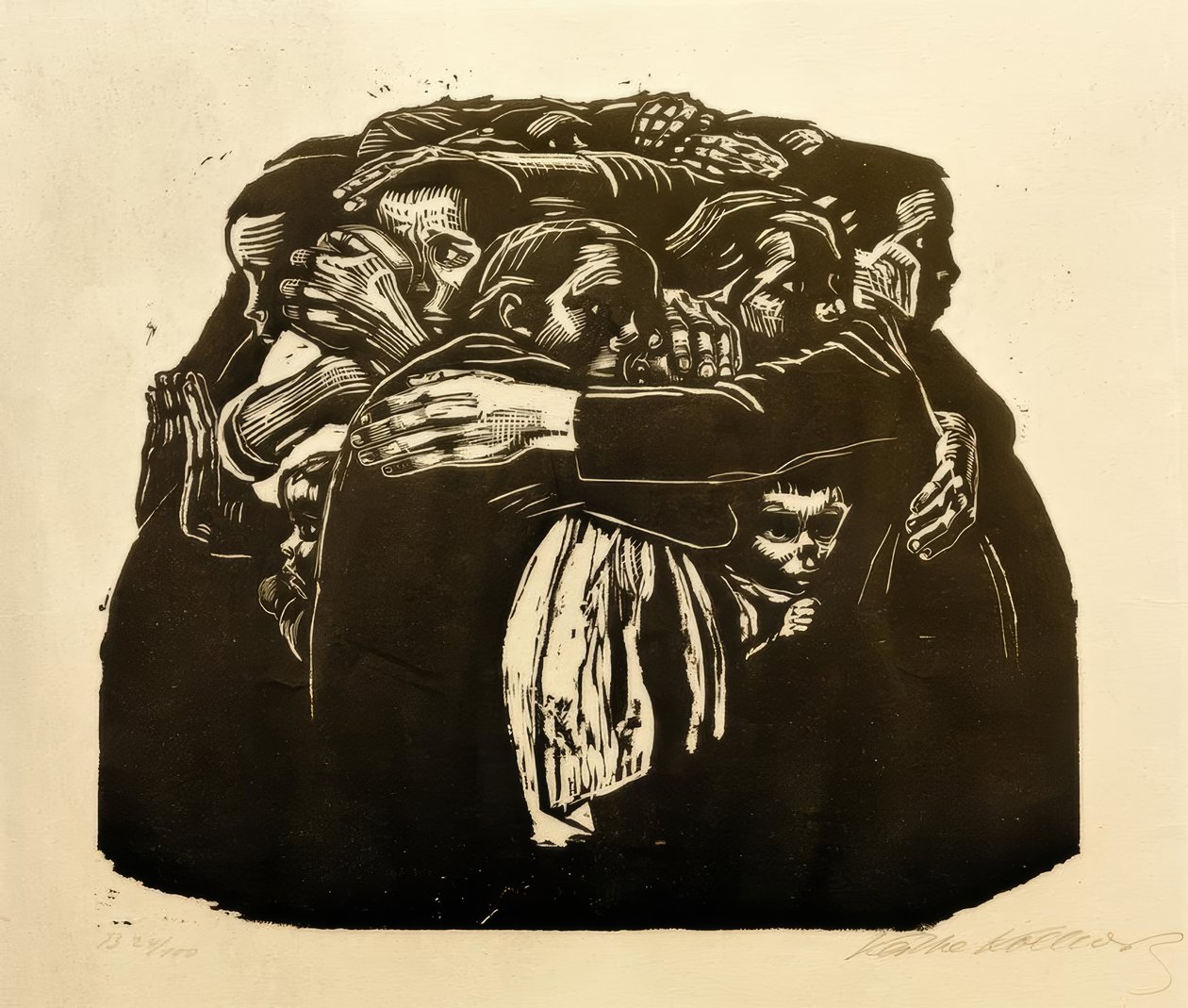 母亲柯尔维兹（K.Kollwitz） 作者 凯特·珂勒惠支