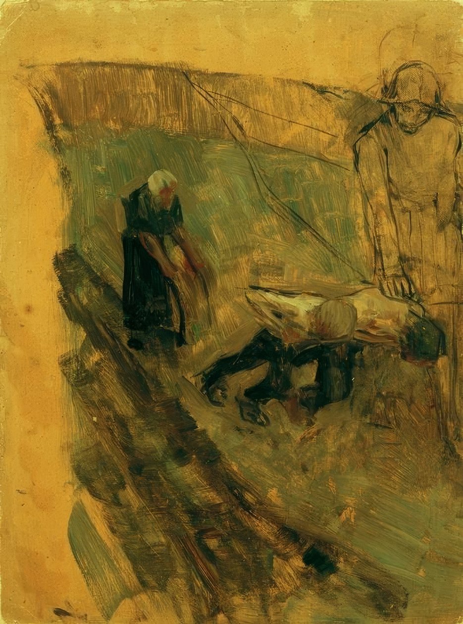 耕种机K.Kollwitz 作者 凯特·珂勒惠支