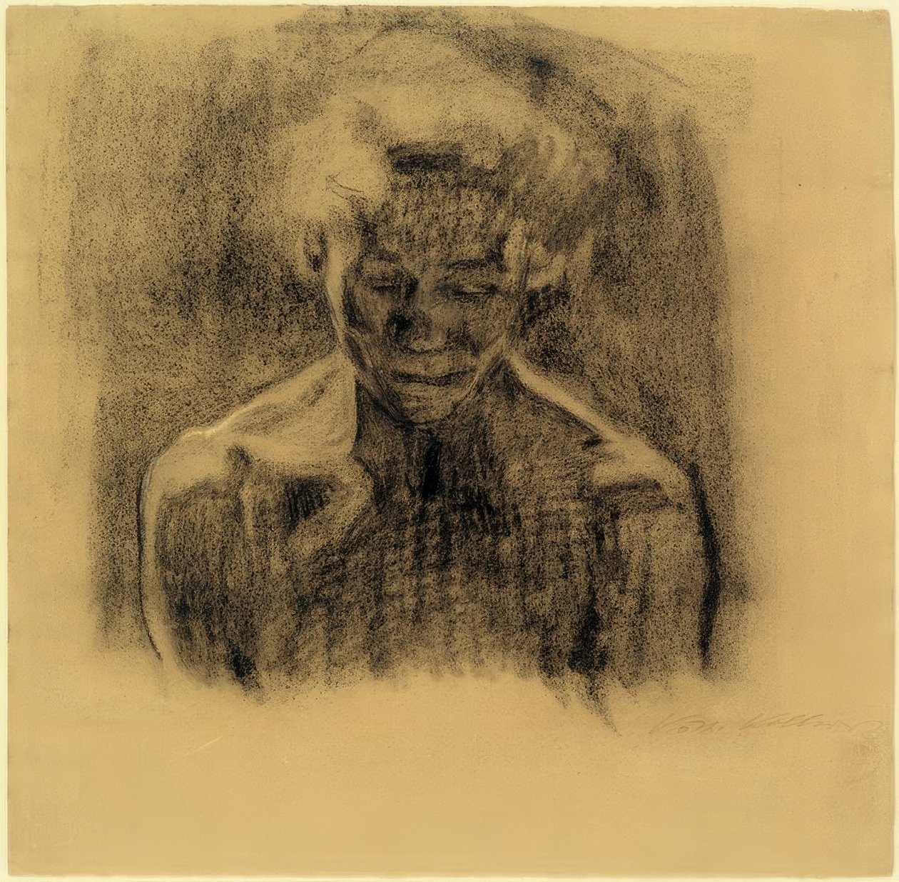 柯尔维兹（K.Kollwitz），女半场 作者 凯特·珂勒惠支