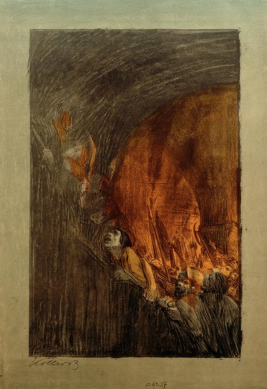 KätheKollwitz，武装跳马 作者 凯特·珂勒惠支