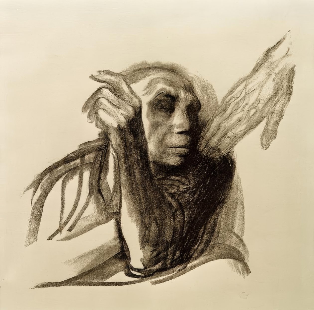 KätheKollwitz，死亡的呼唤 作者 凯特·珂勒惠支
