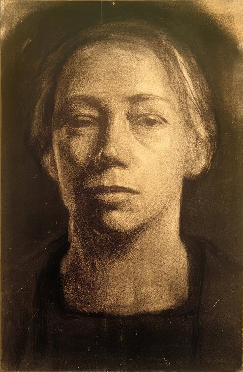 凯特·柯维兹（KätheKollwitz），自画像1904年 作者 凯特·珂勒惠支