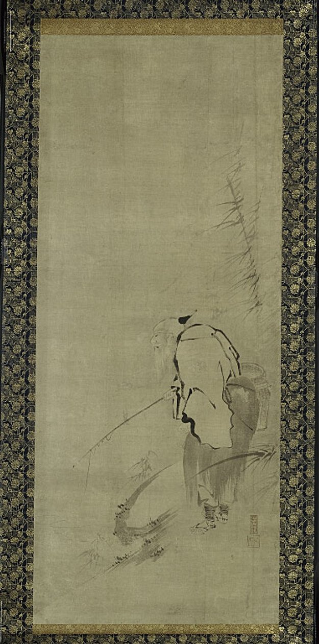 周穆淑、西王母、太公望三联画 作者 海保雄章