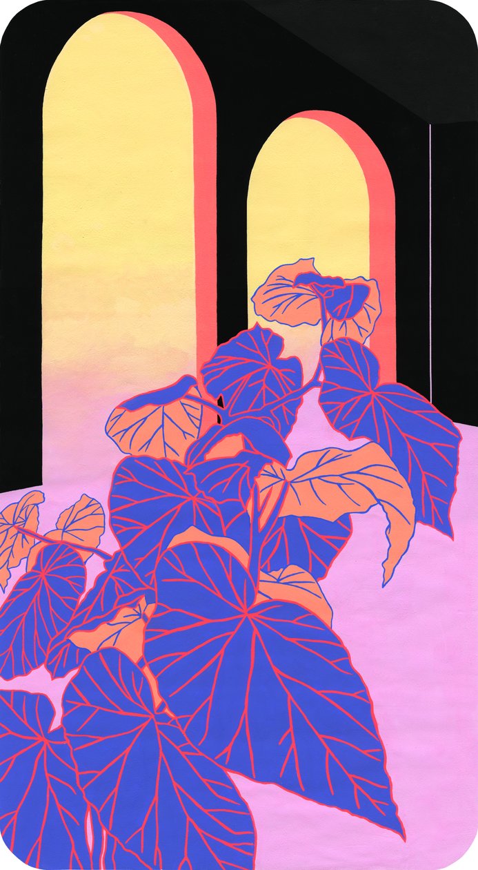 为我唱那首歌，2019（棉质丙烯） 作者 来了