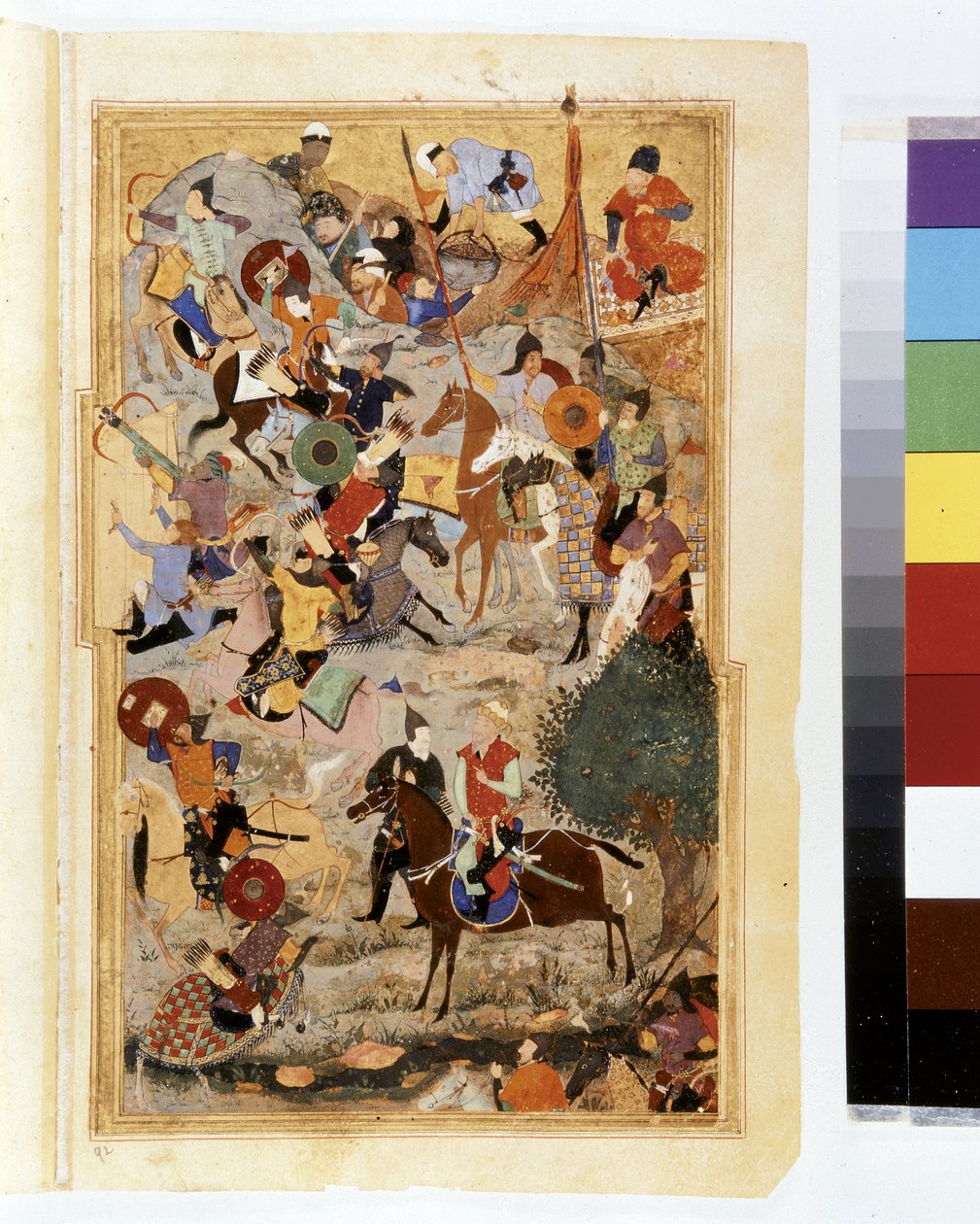 帖木儿（Tamerlane）：1402年，帖木儿围攻士麦那的住院医师城堡 作者 卡迈勒·乌丁·贝赫扎德