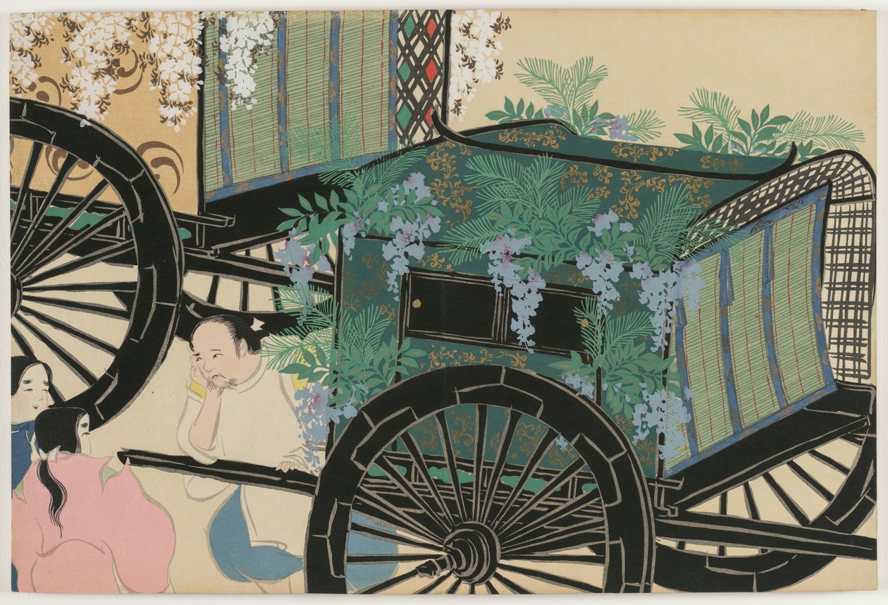 百世花卉（百草）：花车（Hanasashiguruma） 作者 神坂积家