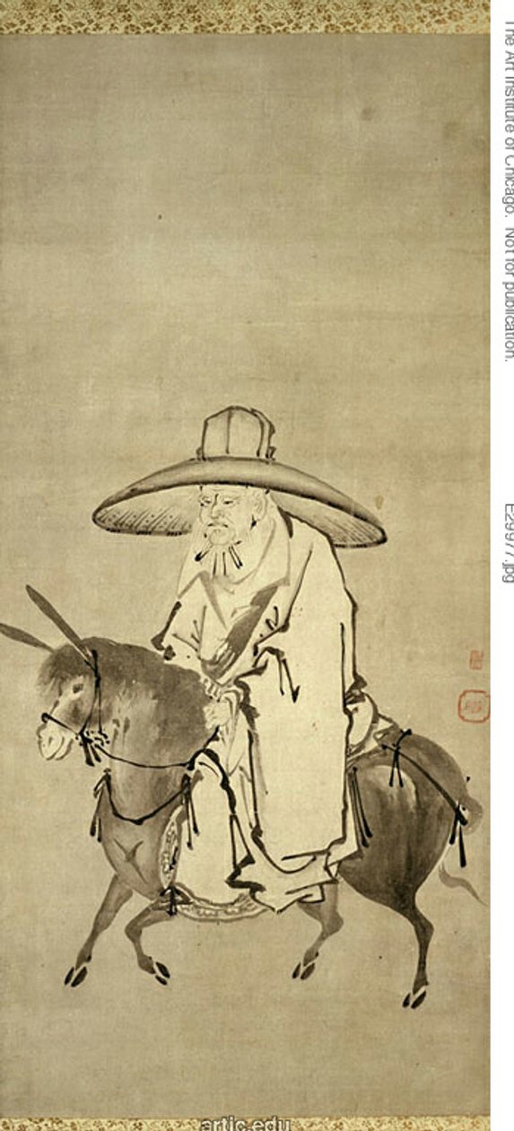 骑驴诗人杜甫 作者 鹿野重信