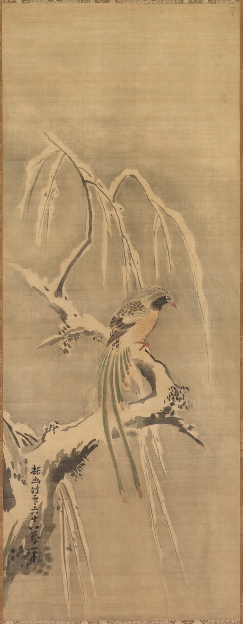雪枝上的中国鸟 作者 卡诺探游