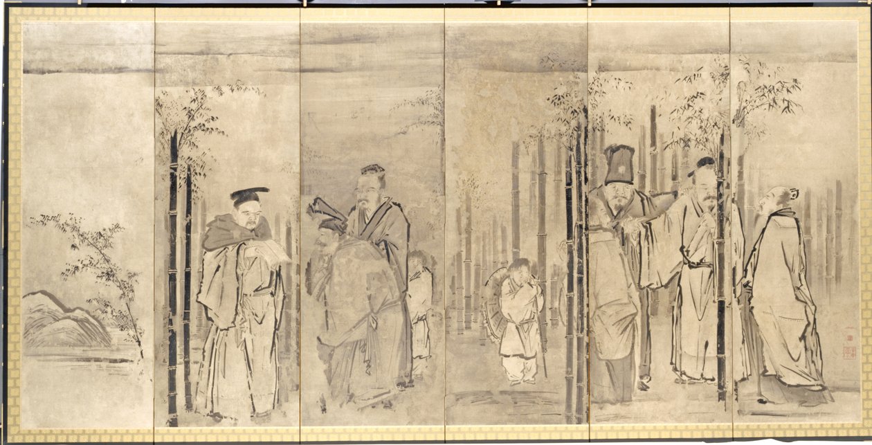 竹林七贤 作者 卡诺探游