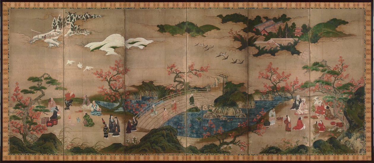 枫树观赏者（Kaihon Kaedezu，shihonchoshokukanpūzu） 作者 鹿野英纪