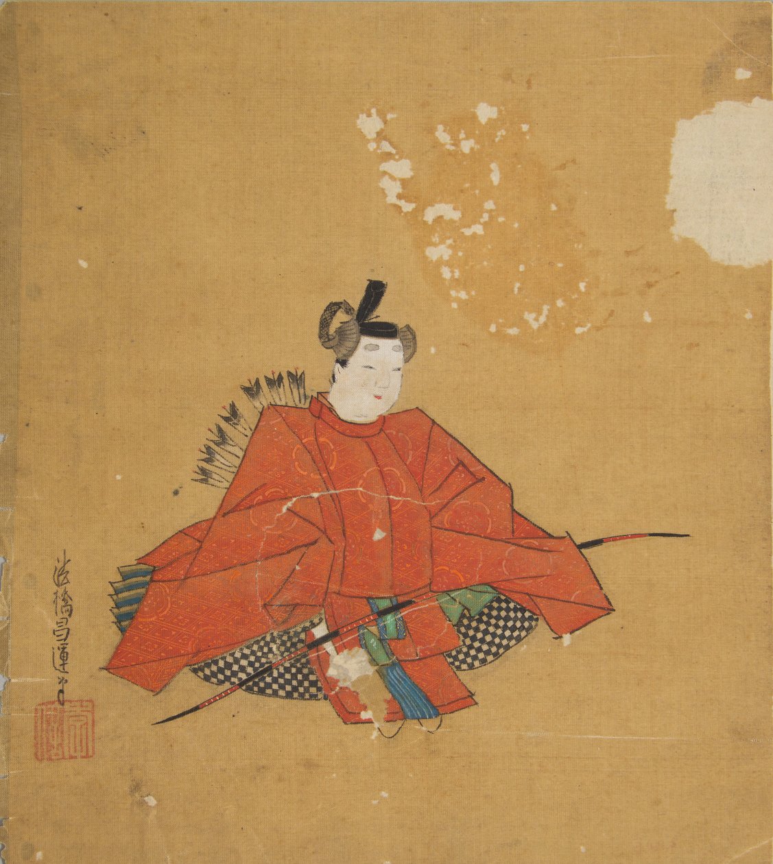 不朽的诗人，17世纪。 作者 鹿野翔