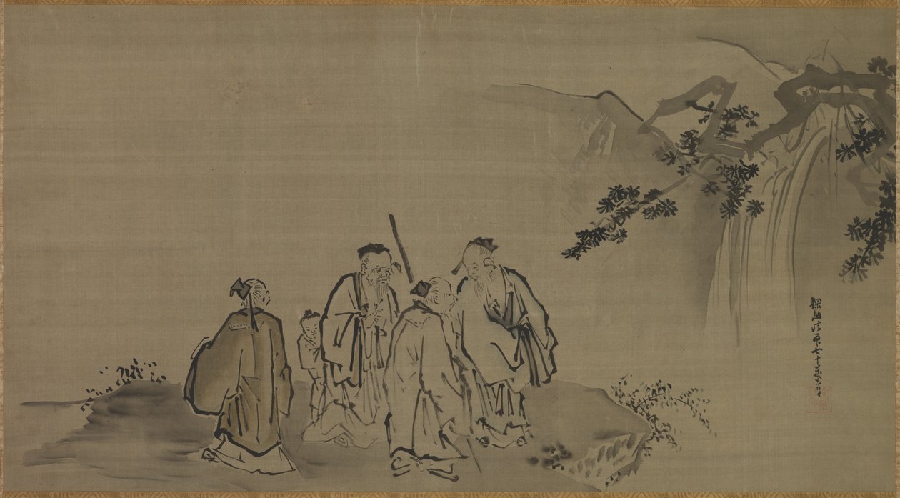 中国圣人，17世纪。 作者 卡诺探游