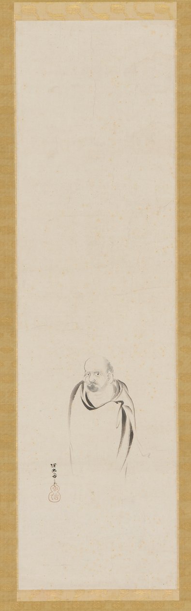 菩提达摩，江户时代，17世纪。 作者 鹿野探游