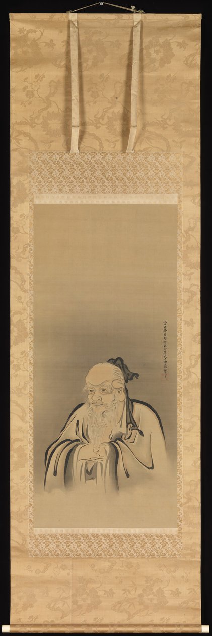 神农皇帝的肖像，1665年。 作者 鹿野探游