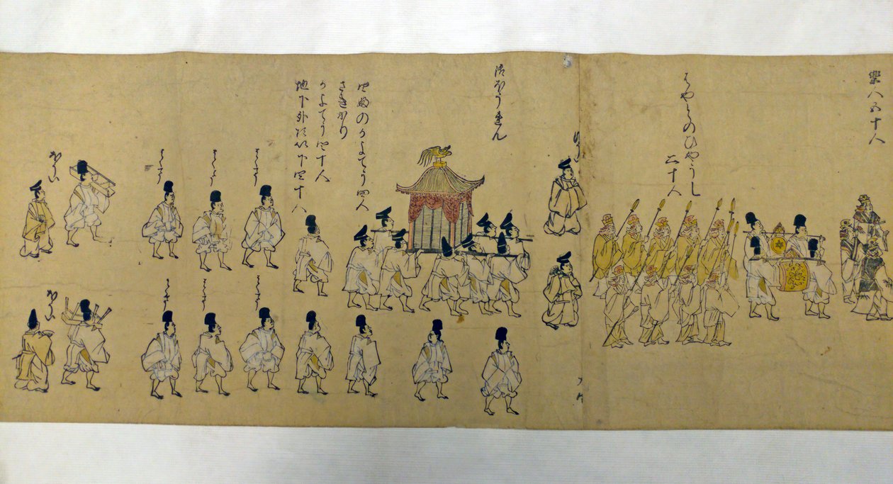 皇帝和套房的游行，1626年。 作者 卡诺学校