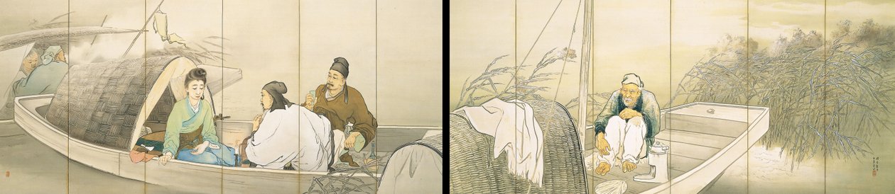 琵琶之歌 作者 桥本关雪