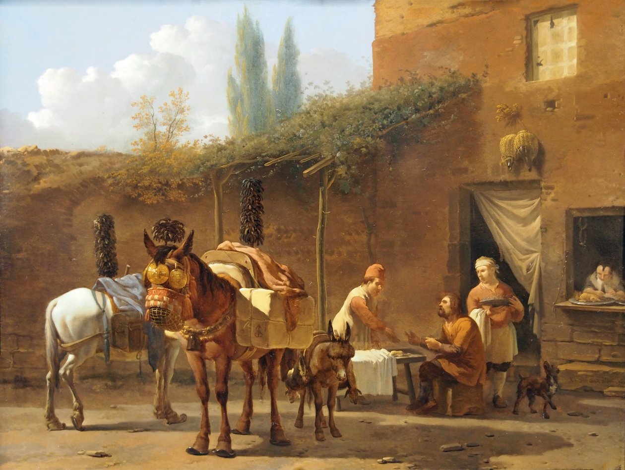 在旅馆的骡子 作者 卡雷尔·杜哈丁（Karel Dujardin）