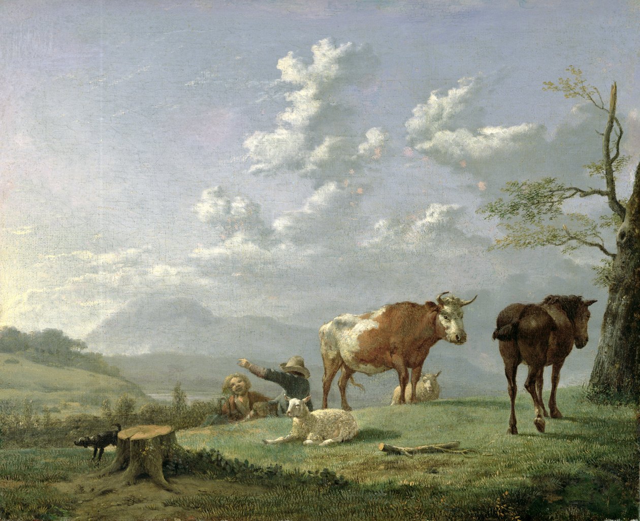 田园风光，1650年代 作者 卡雷尔·杜哈丁（Karel Dujardin）