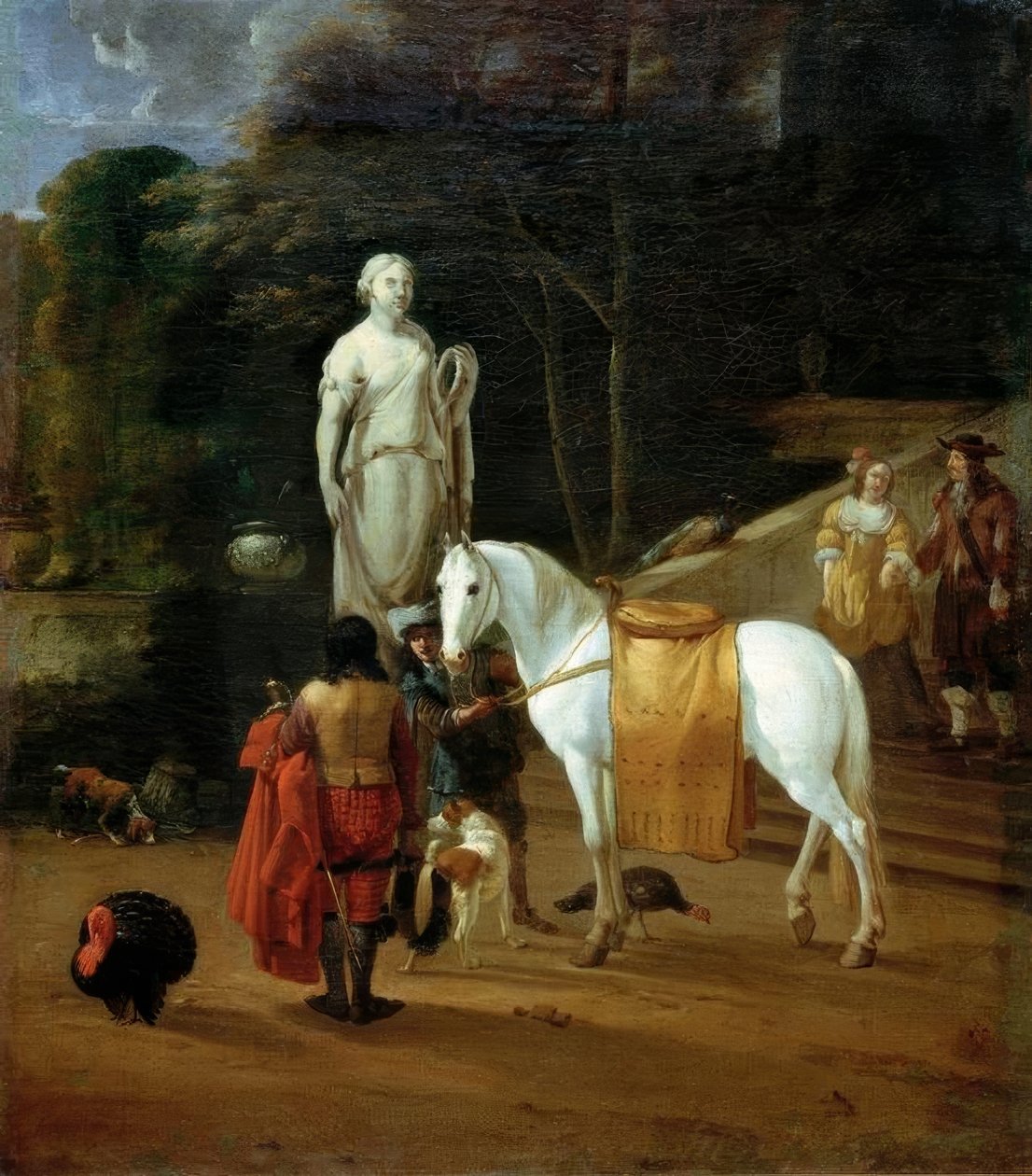 告别宫殿前 作者 卡雷尔·杜哈丁（Karel Dujardin）