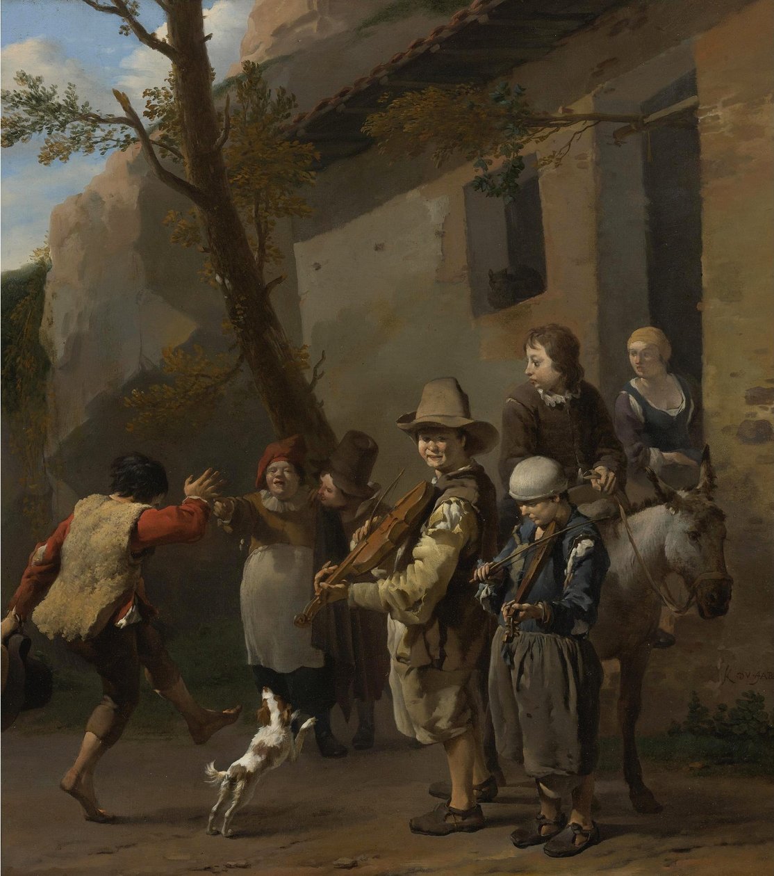 荷兰语：旅行音乐家 旅行音乐家 作者 卡雷尔·杜哈丁（Karel Dujardin）