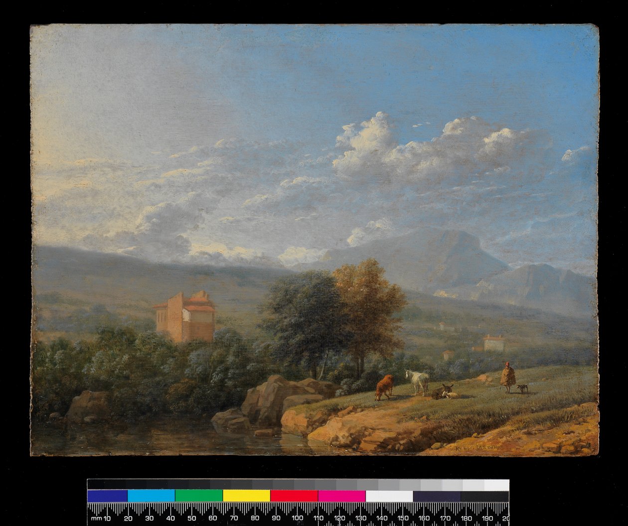 1678年以前的意大利风景 作者 卡雷尔·杜哈丁（Karel Dujardin）