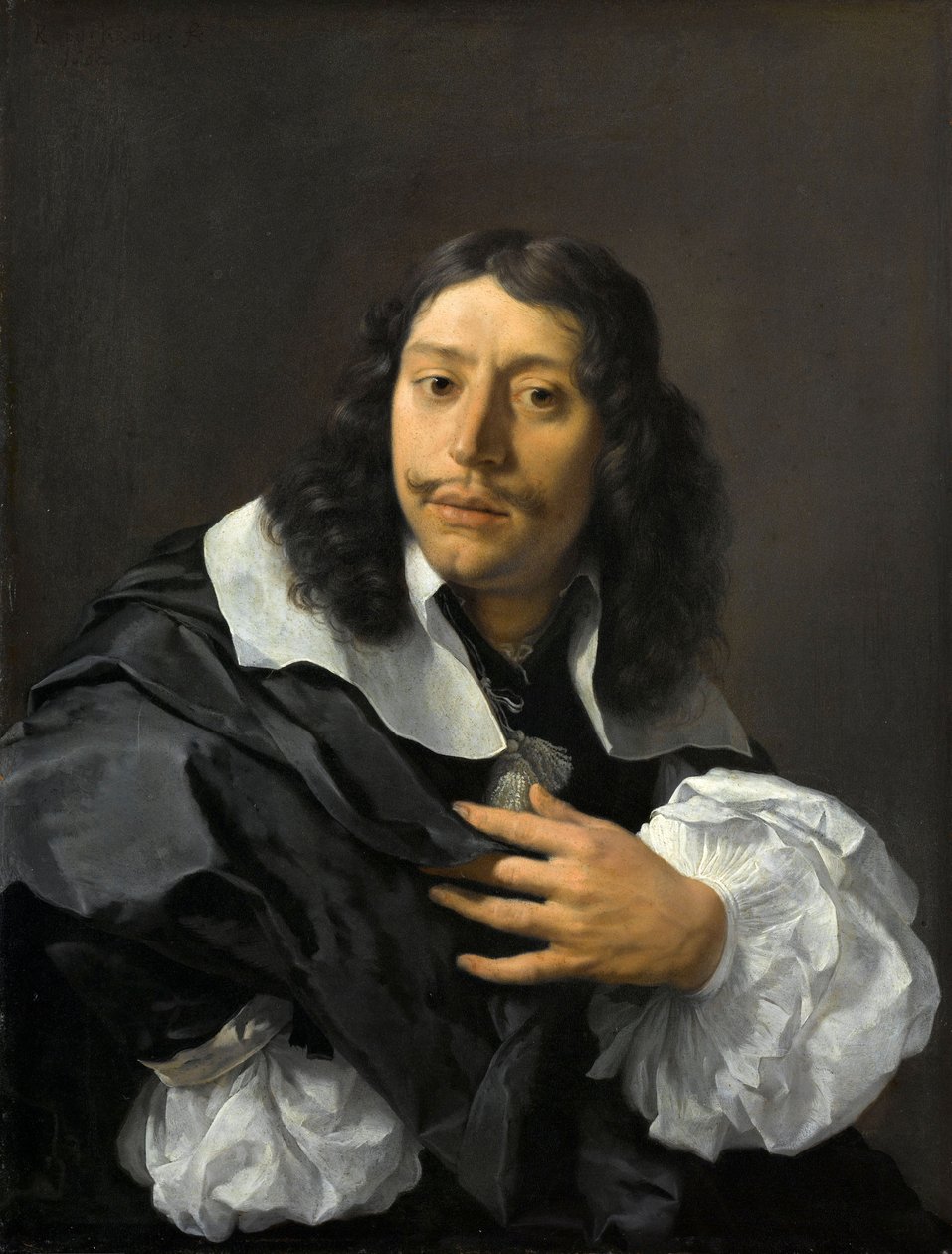 自画像，1662年（铜上油） 作者 卡雷尔·杜哈丁（Karel Dujardin）