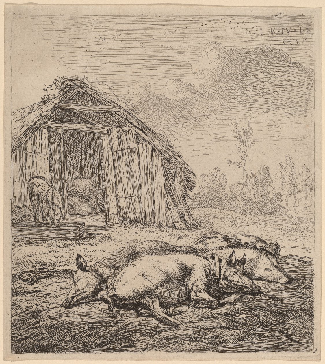 三只猪 作者 卡雷尔·杜哈丁（Karel Dujardin）