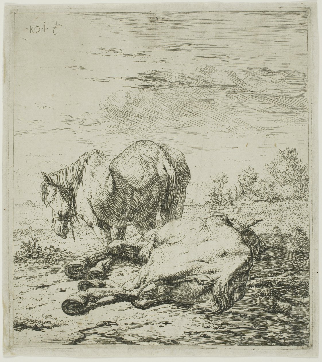 两匹马 作者 卡雷尔·杜哈丁（Karel Dujardin）