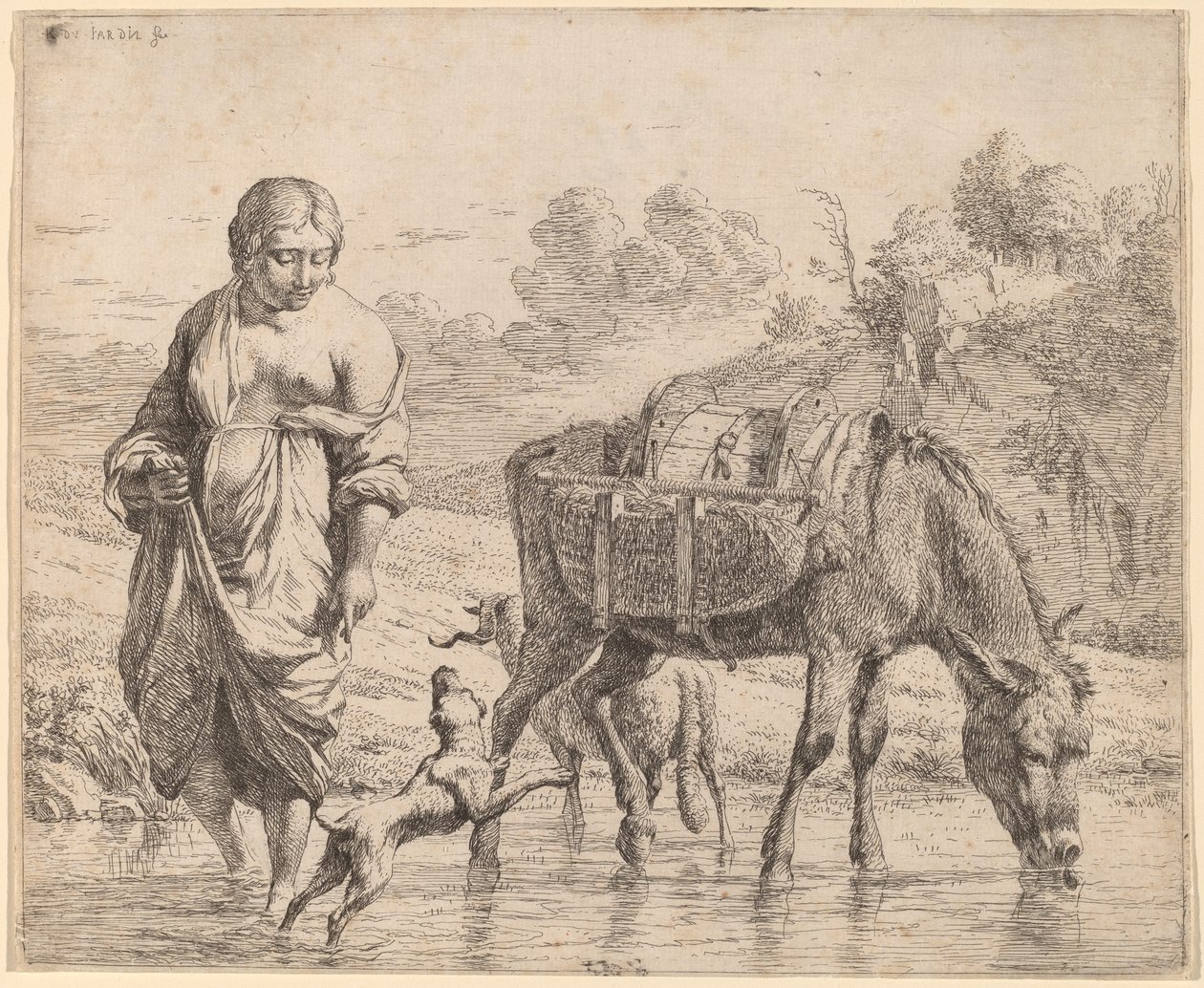 女人过河 作者 卡雷尔·杜哈丁（Karel Dujardin）