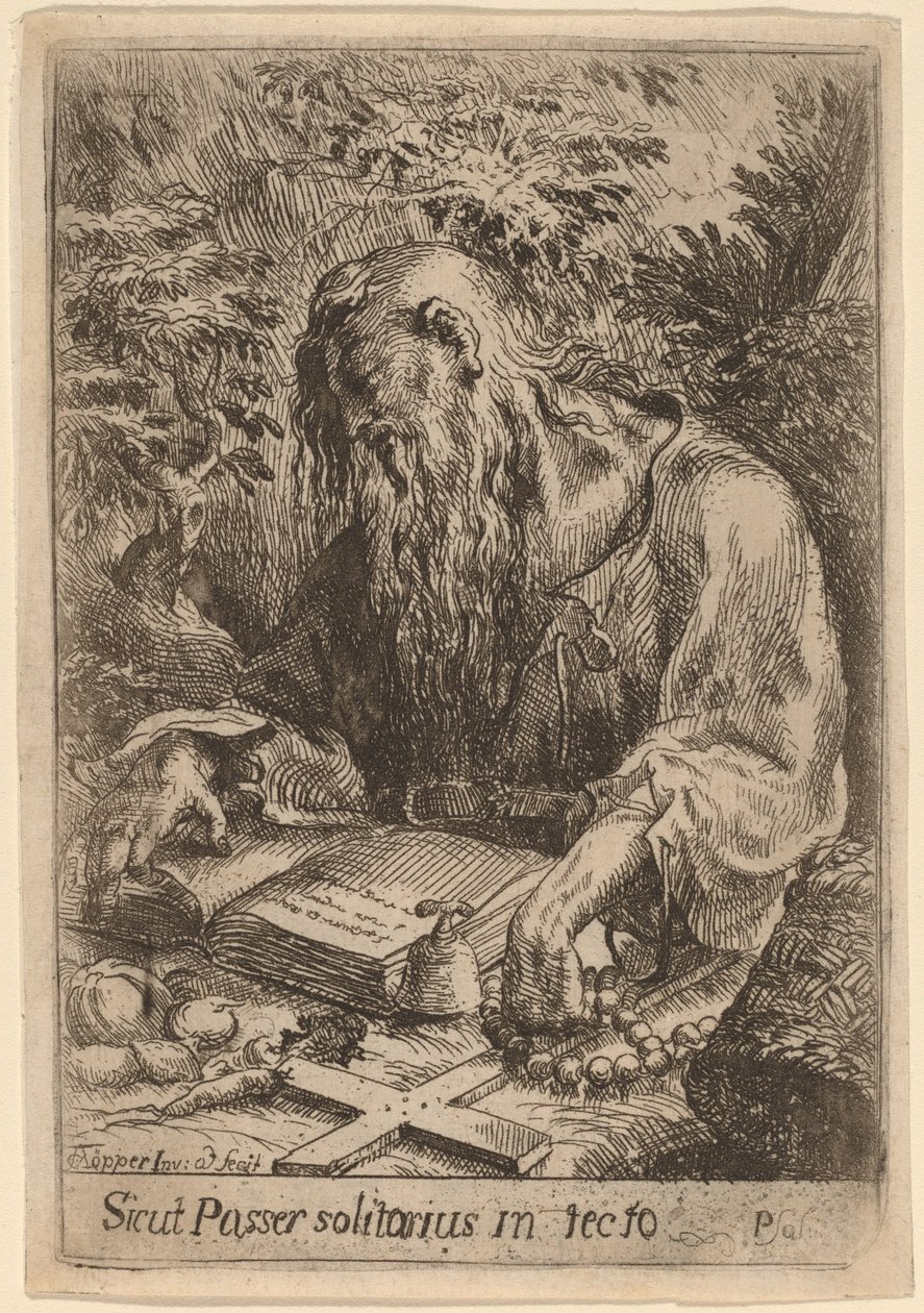 隐士圣徒 作者 Karel Frantisek 礼帽