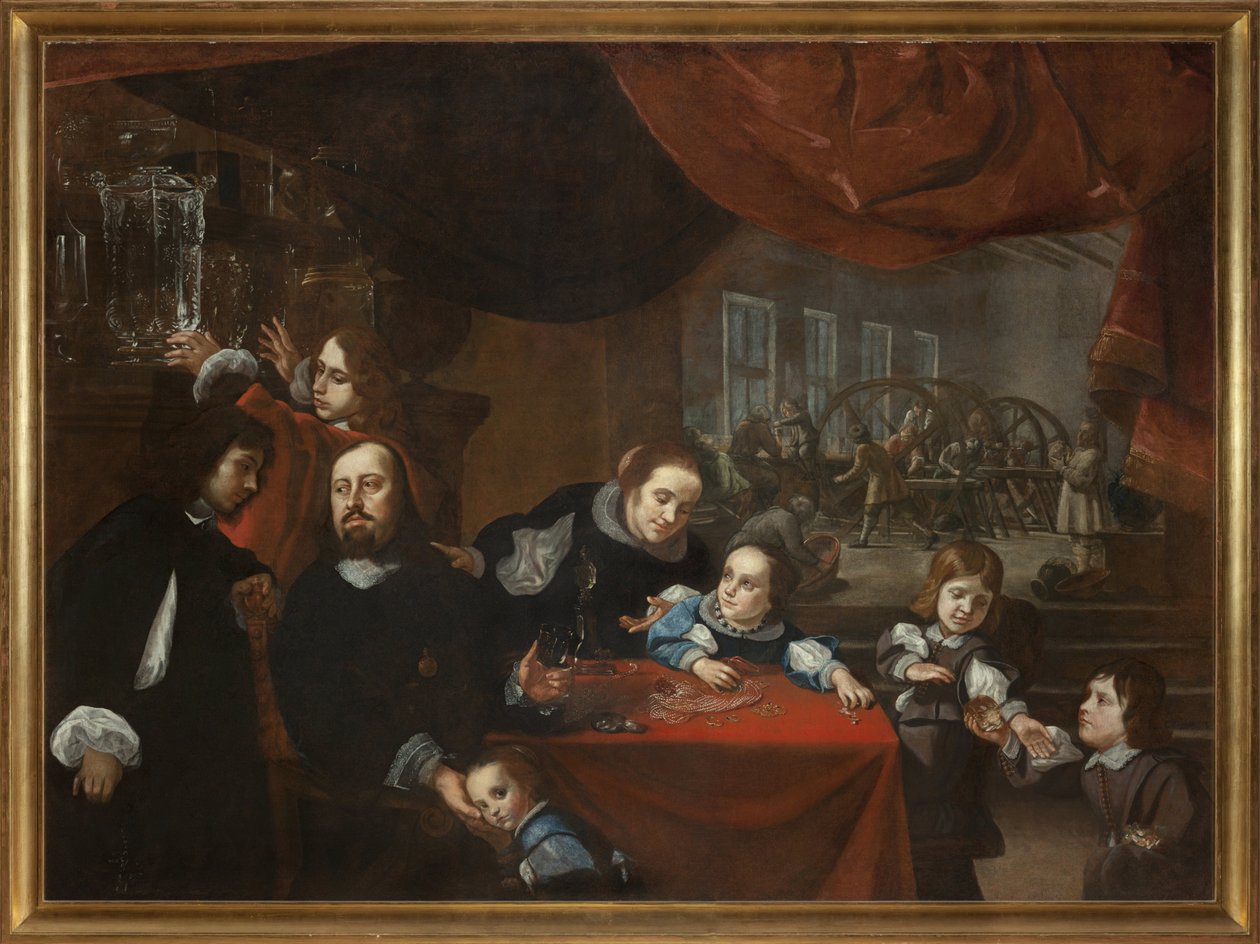 Dionysio Miseroni (1607-1661) and his Family 作者 卡雷尔·斯克雷塔（KarelŠkréta）