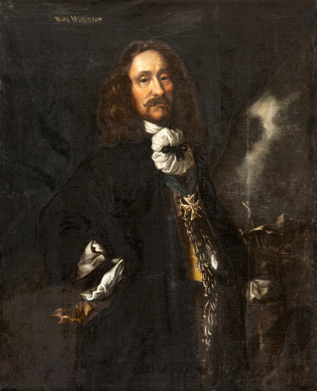 威特·科尼利索恩海军上将肖像（1599-1658年，约1657-1658年）。 作者 卡雷尔·范·曼德三世