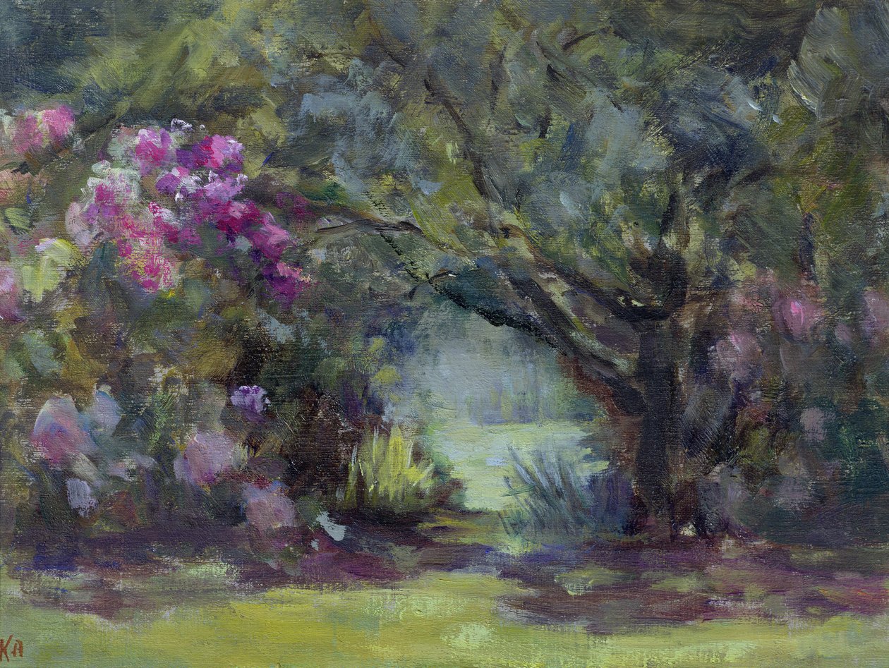 Curanilahue的花园，智利，1998年 作者 卡伦·阿米蒂奇（Karen Armitage）