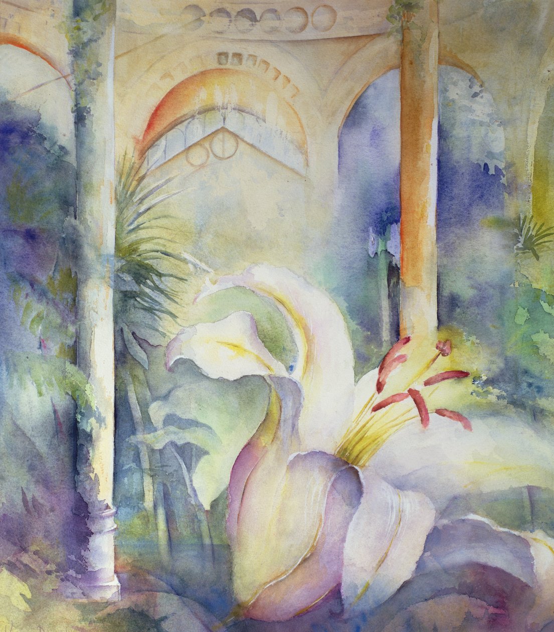 百合在Syon House 作者 卡伦·阿米蒂奇（Karen Armitage）