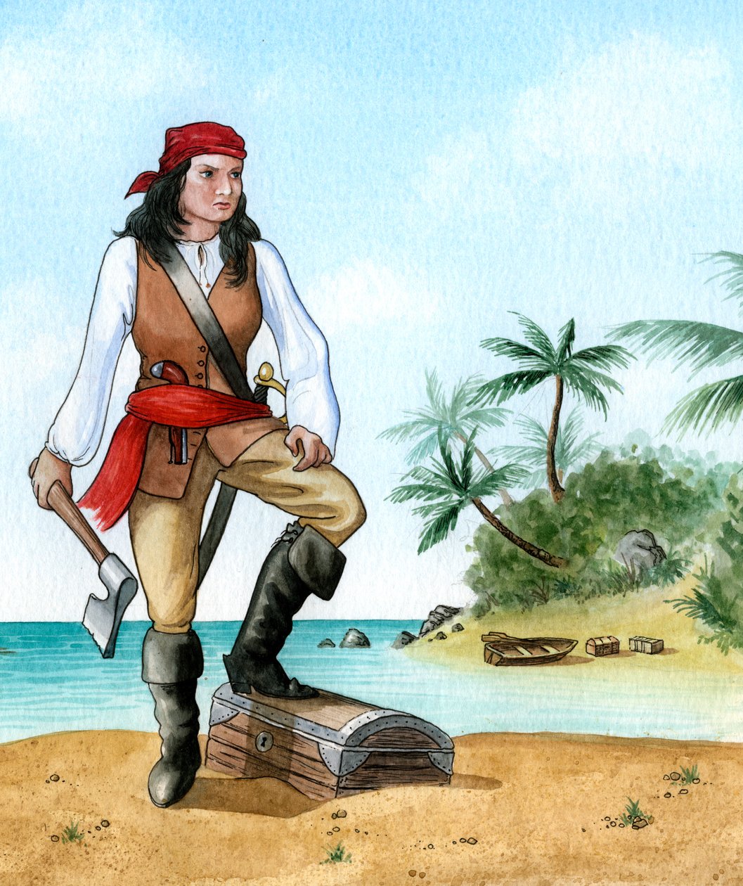 玛丽·雷德（Mary Read），1690-1720年，英国海盗伴侣 作者 凯伦·洪佩（Karen Humpage）