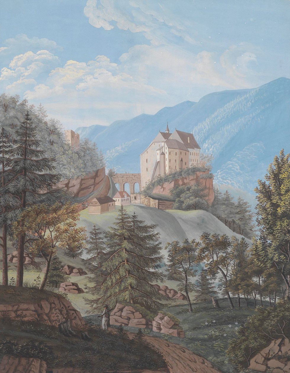 上奥地利州的城堡Altperstein 作者 卡尔·本尼迪克特