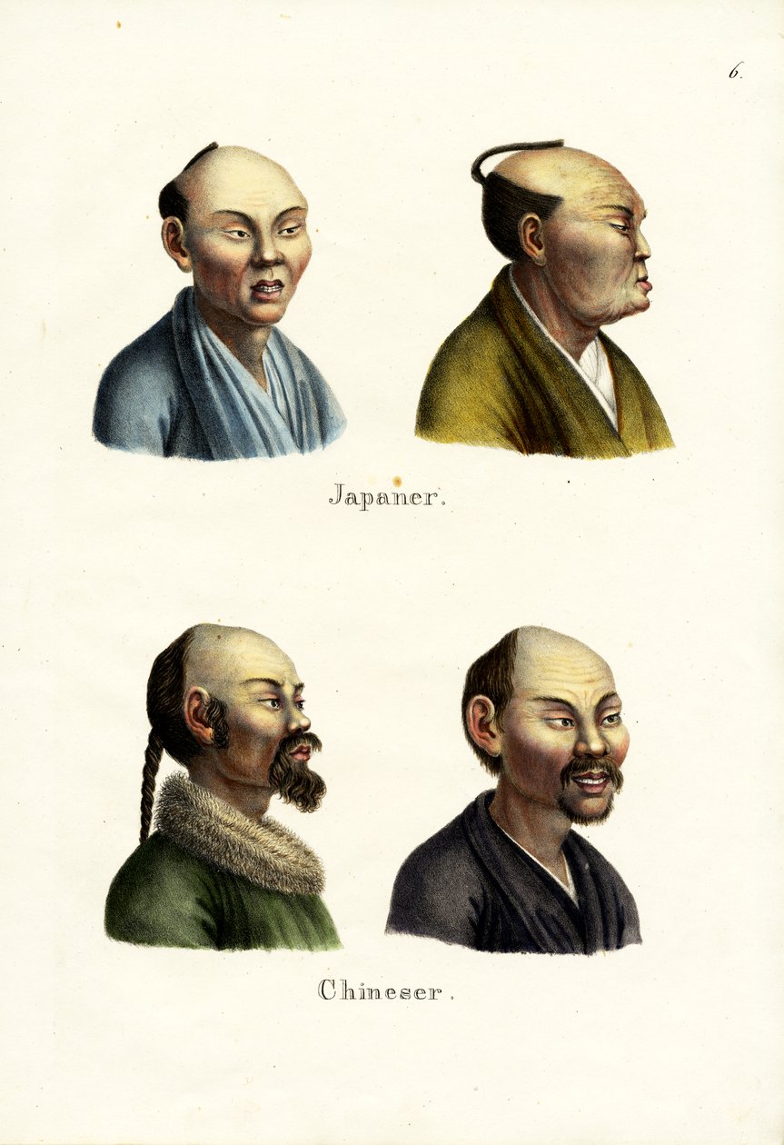 日本人，1824年 作者 卡尔·约瑟夫·布罗特曼