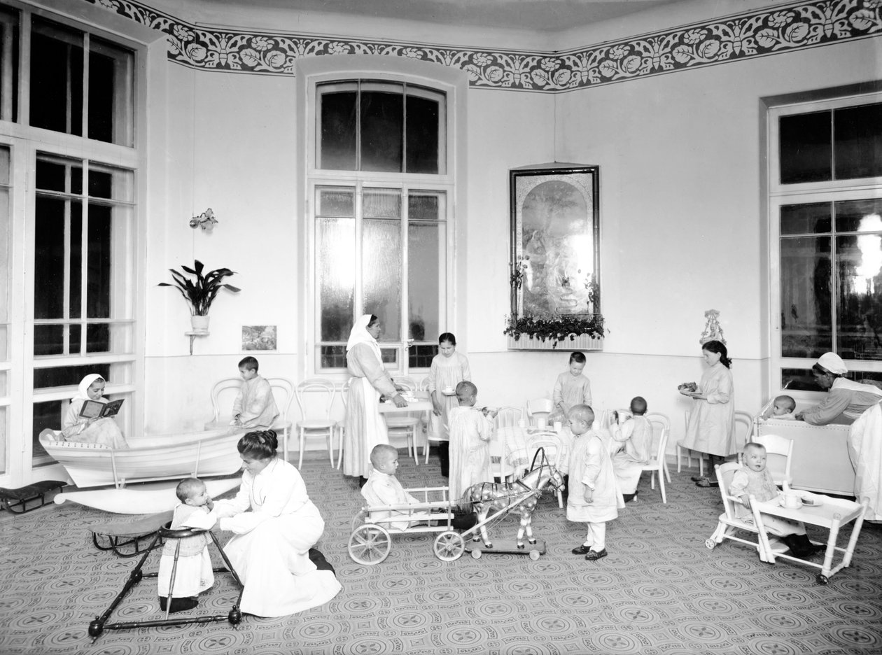 1913年，圣彼得堡妇女医学研究所的儿童诊所 作者 卡尔·卡洛维奇·布拉