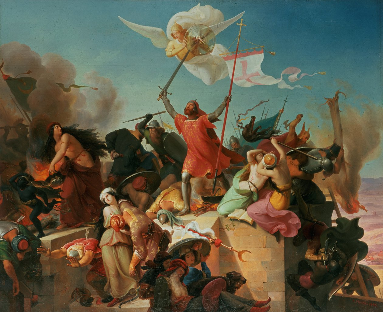 Godfrey de Bouillon，法国十字军 作者 卡尔·穆克