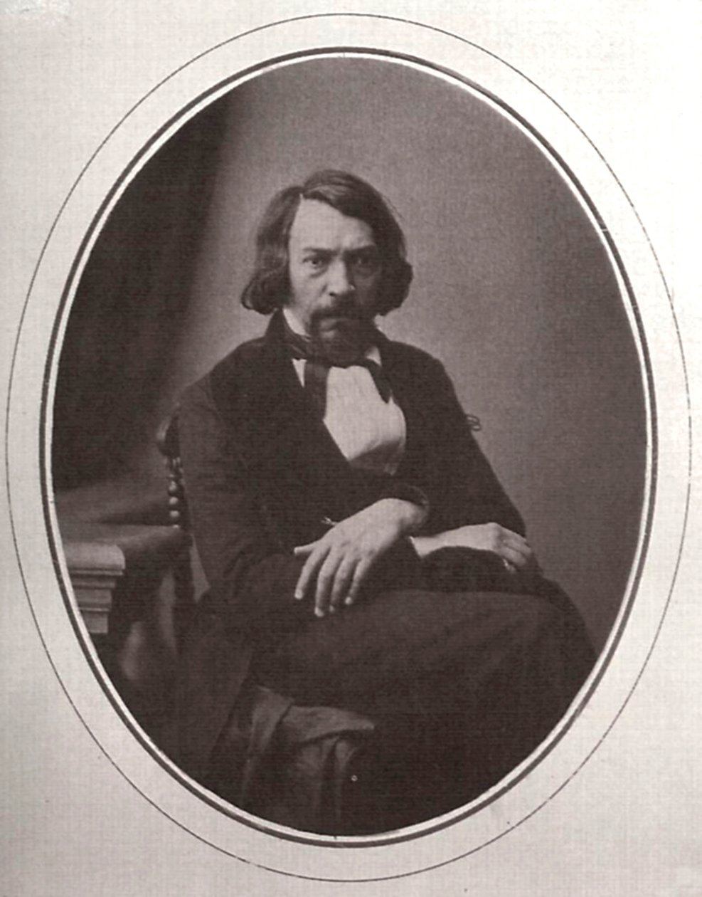 Aleksey Stepanovich Khomyakov，俄罗斯宗教诗人，c1858 作者 卡尔·奥古斯特·伯格纳